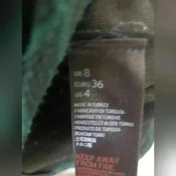 TOP SHOP size 4  layered green dress - Picture 4 of 8